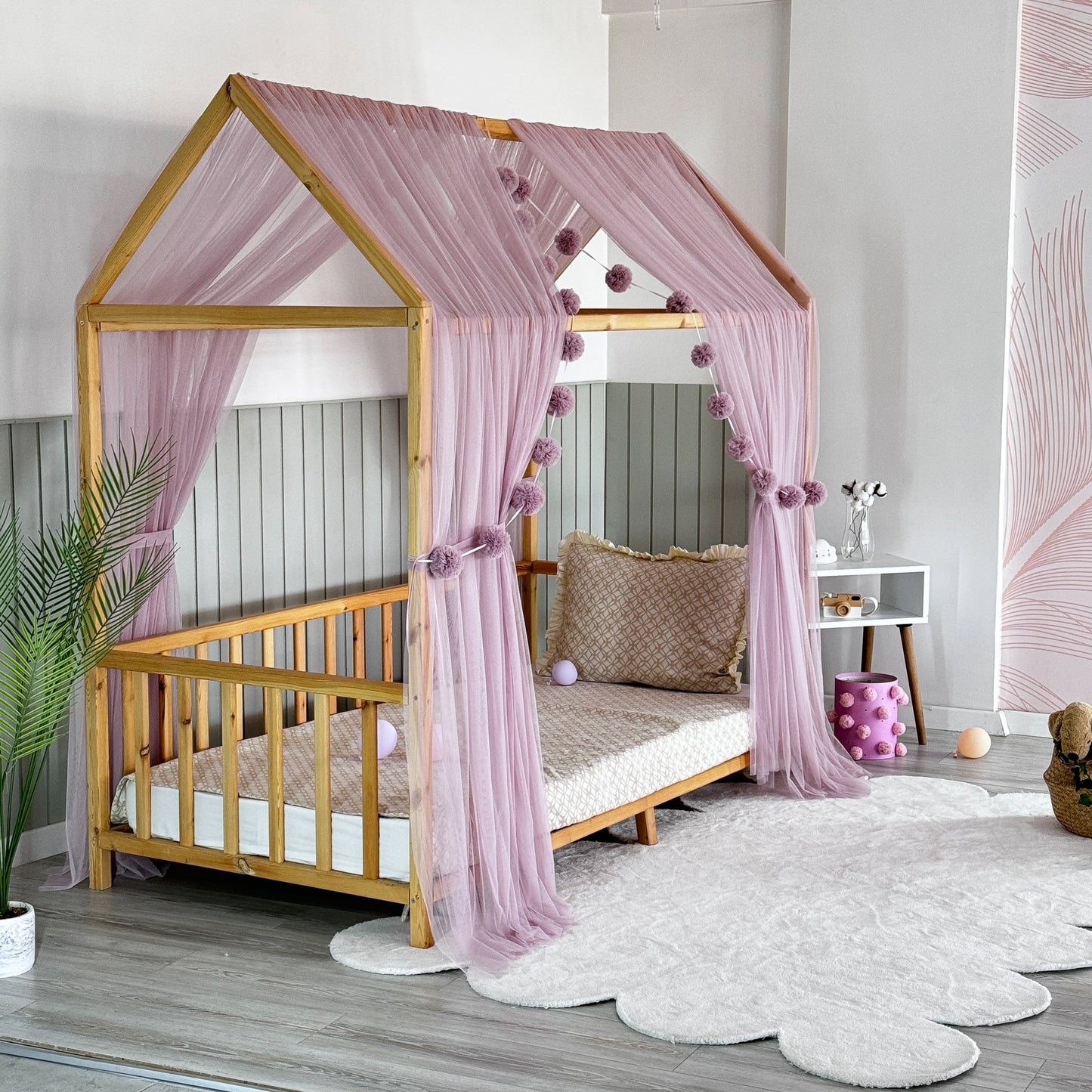 Pastel Pembe Montessori Cibinlik