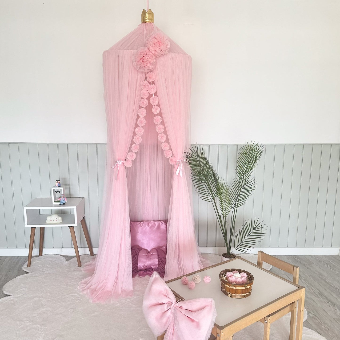 Premium Toz Pembe Cibinlik