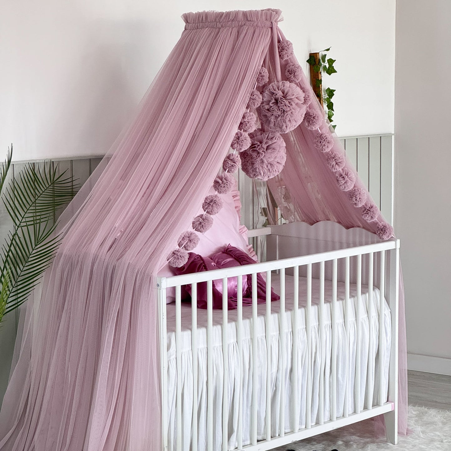 Pastel Pembe Beşik Cibinliği