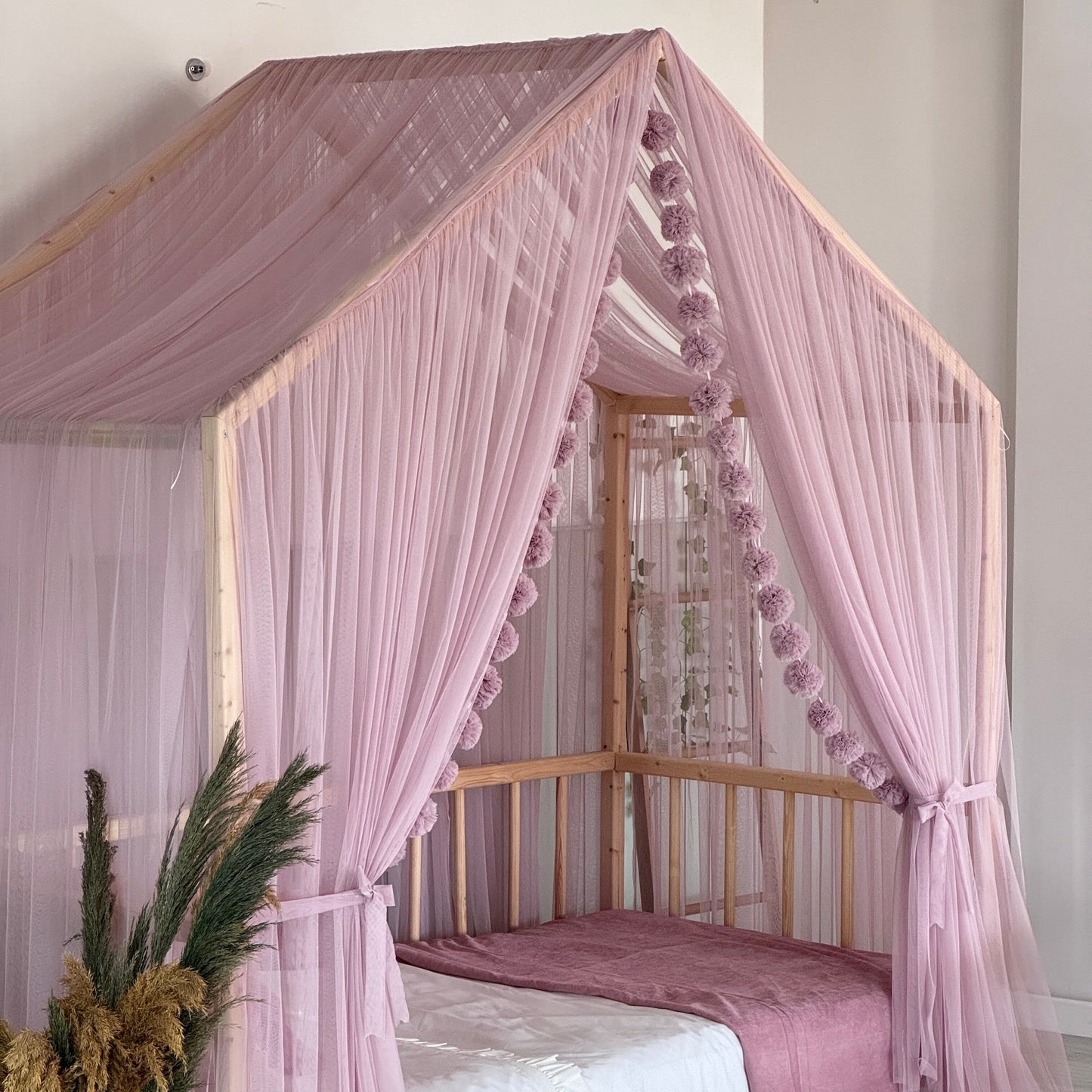 Pastel Pembe Premium Montessori Cibinlik - A Tipi