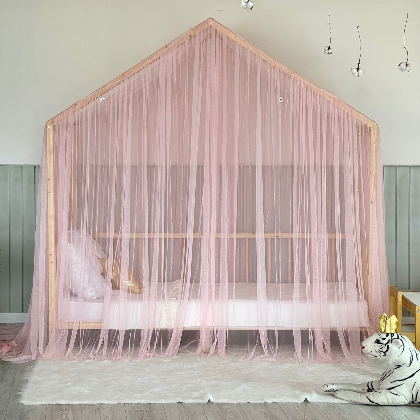 Toz Pembe Premium Montessori Cibinlik - A Tipi