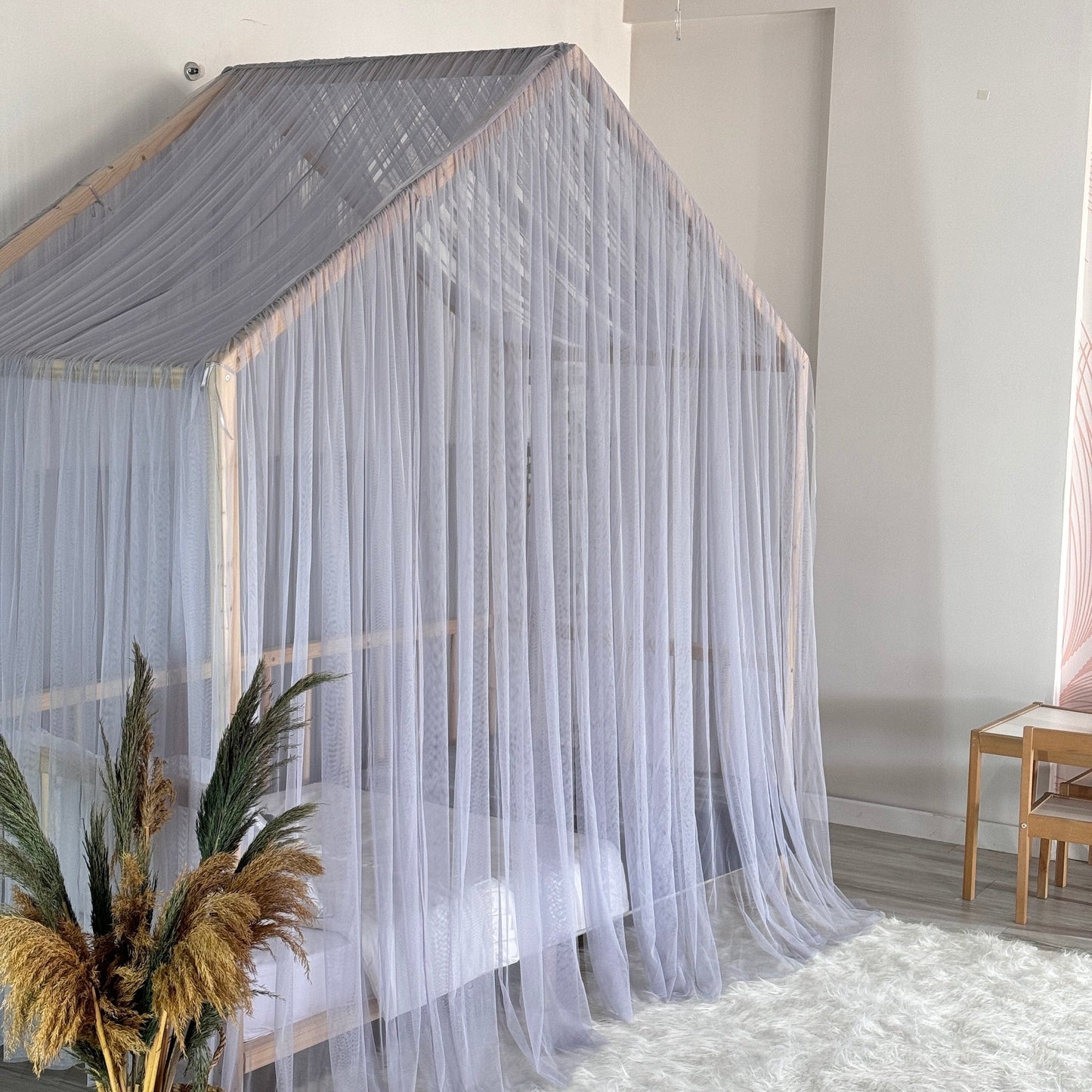 Gri Premium Montessori Cibinlik - A Tipi