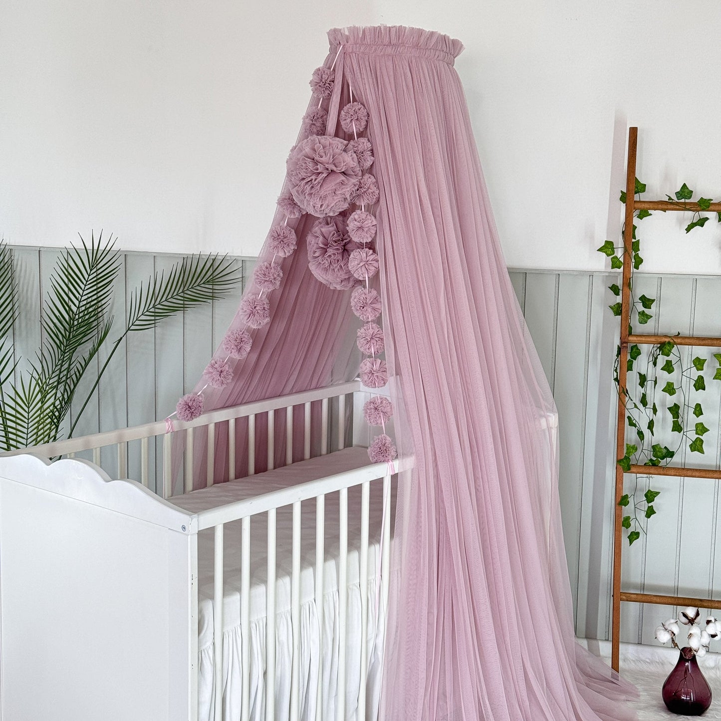 Pastel Pembe Beşik Cibinliği