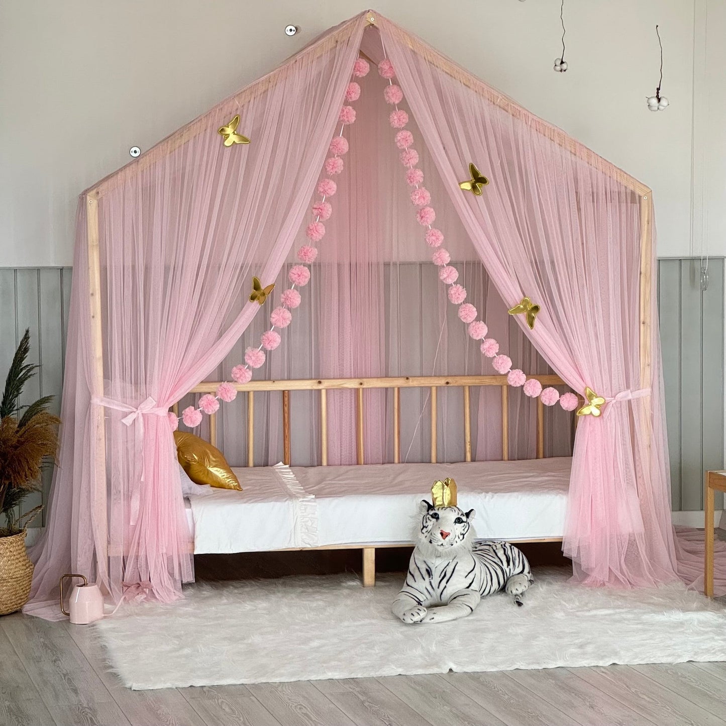 Toz Pembe Premium Montessori Cibinlik - A Tipi
