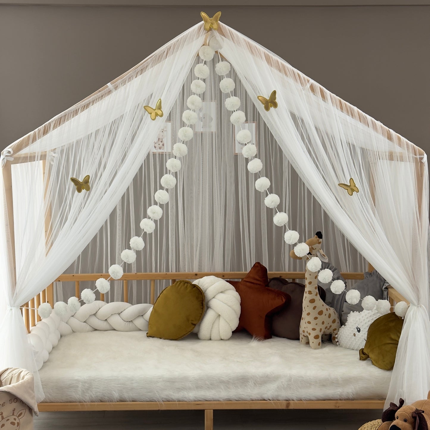 Beyaz Montessori Cibinlik - Premium A Tipi