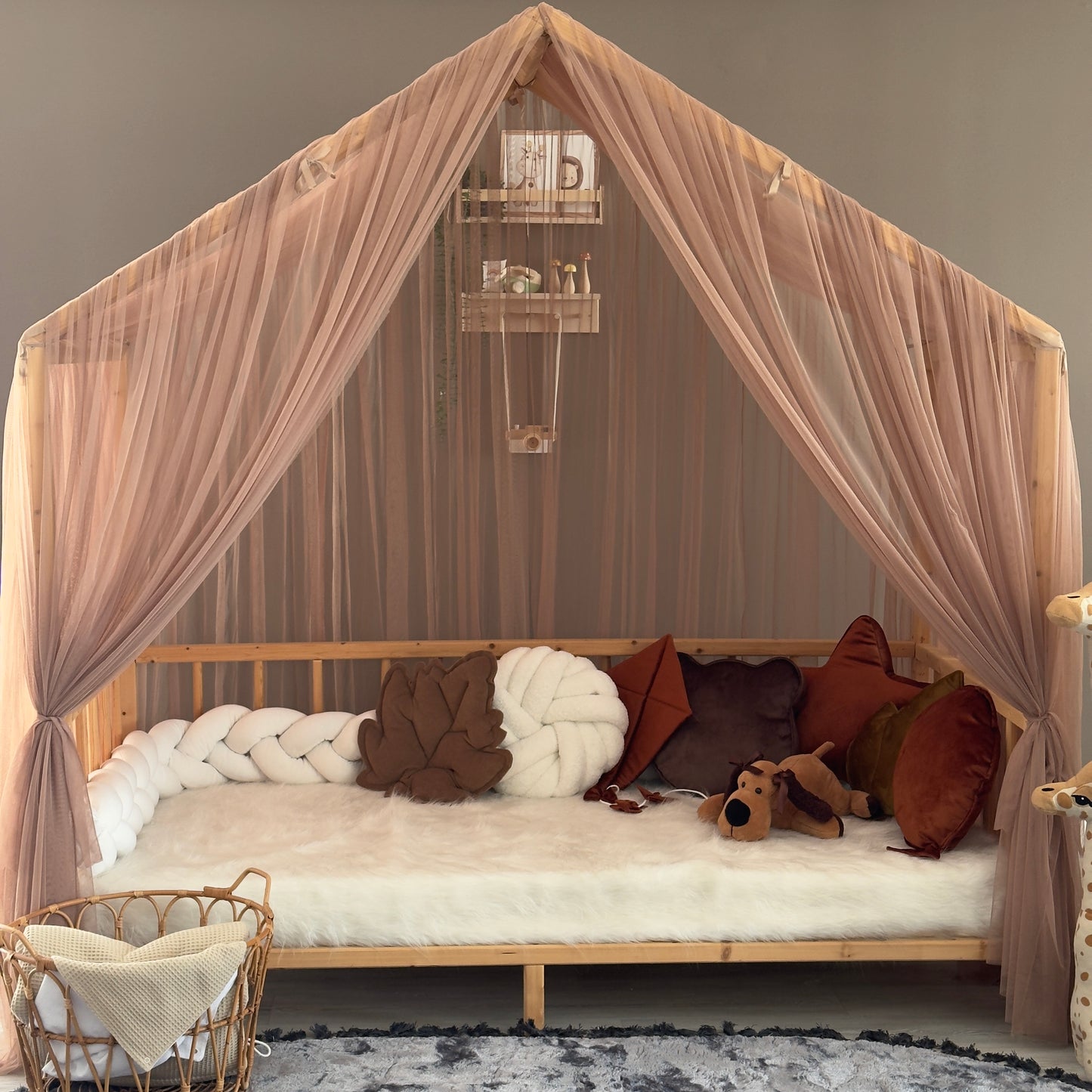 Kahverengi Montessori Cibinlik - Premium A Tipi