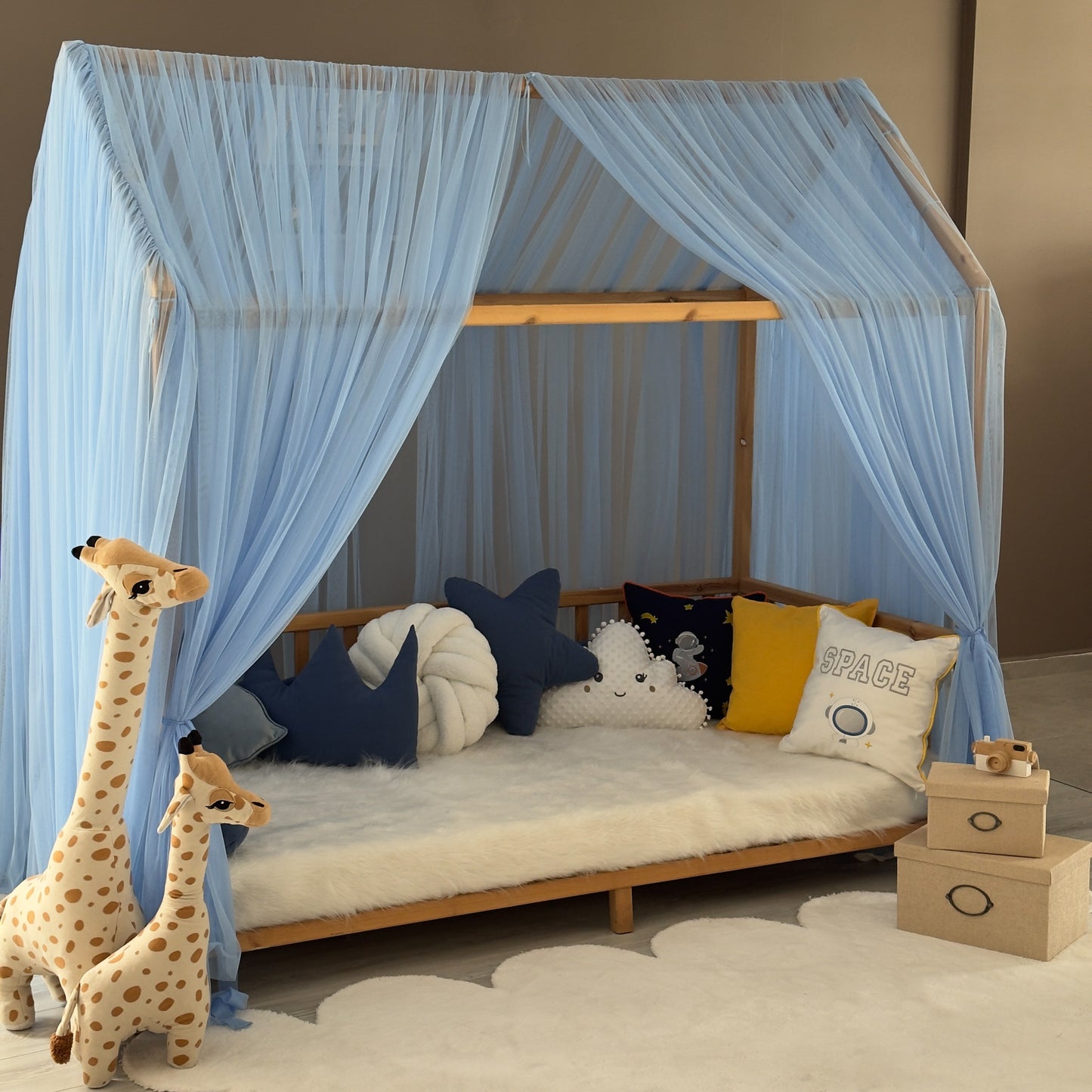 Bebe Mavisi Montessori Cibinlik - Premium Standart