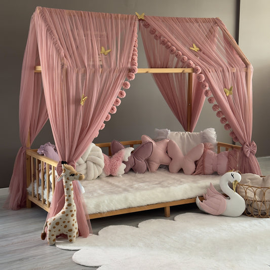 Gül Kurusu Montessori Cibinlik - Premium Standart