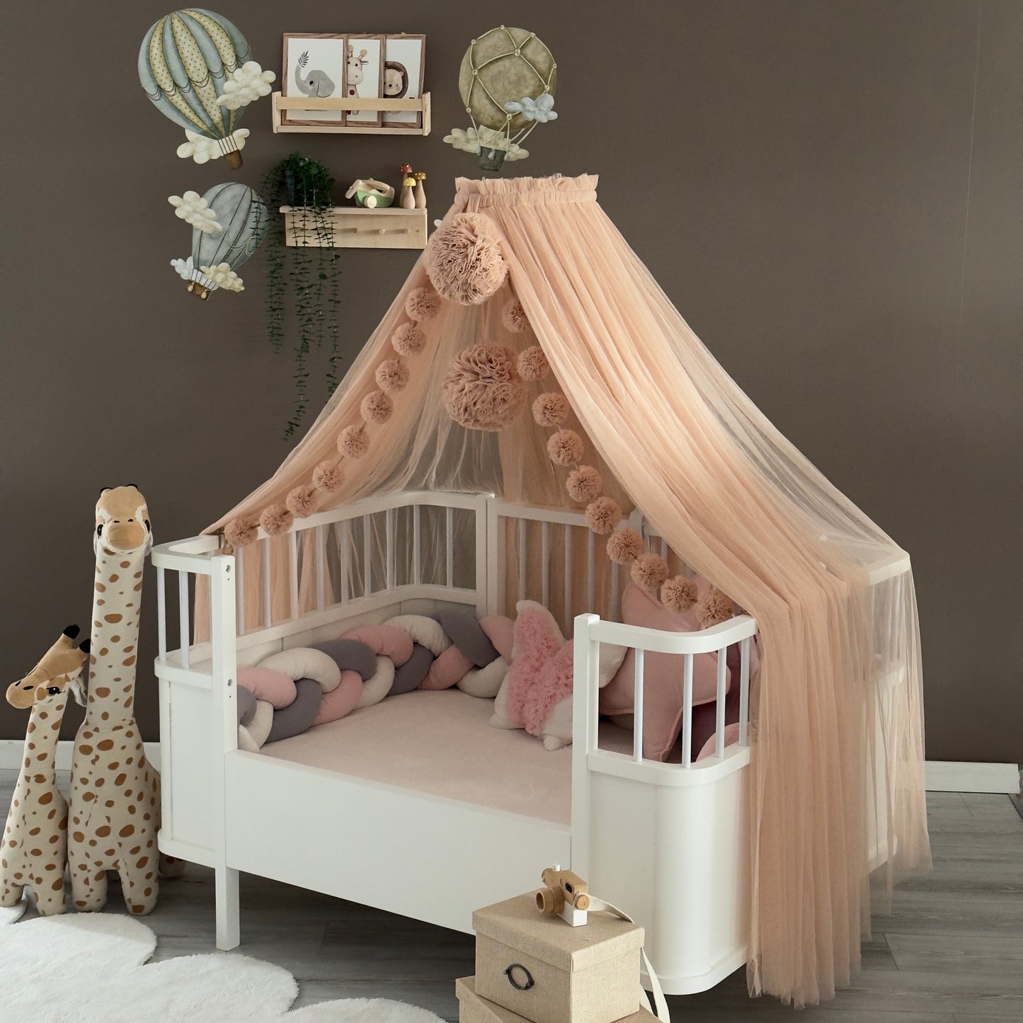 Açık Pudra Aparatlı Beşik Cibinliği