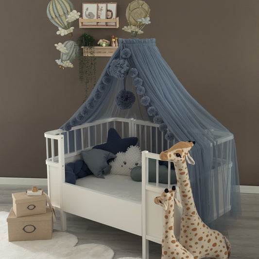 İndigo Aparatlı Beşik Cibinliği