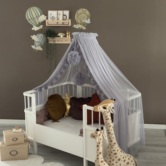 Gri Aparatlı Beşik Cibinliği