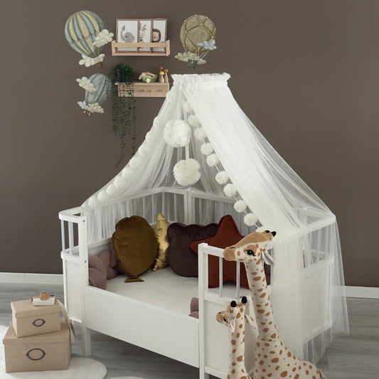 Beyaz Aparatlı Beşik Cibinliği