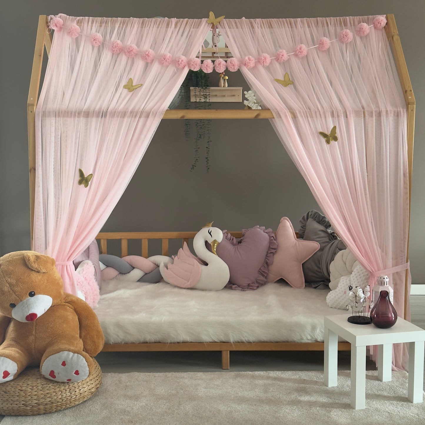 Toz Pembe Montessori Cibinlik - Standart