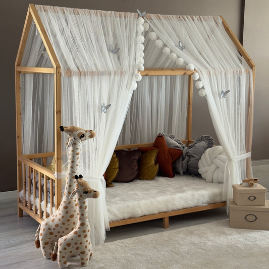 Beyaz Montessori Cibinlik - Standart