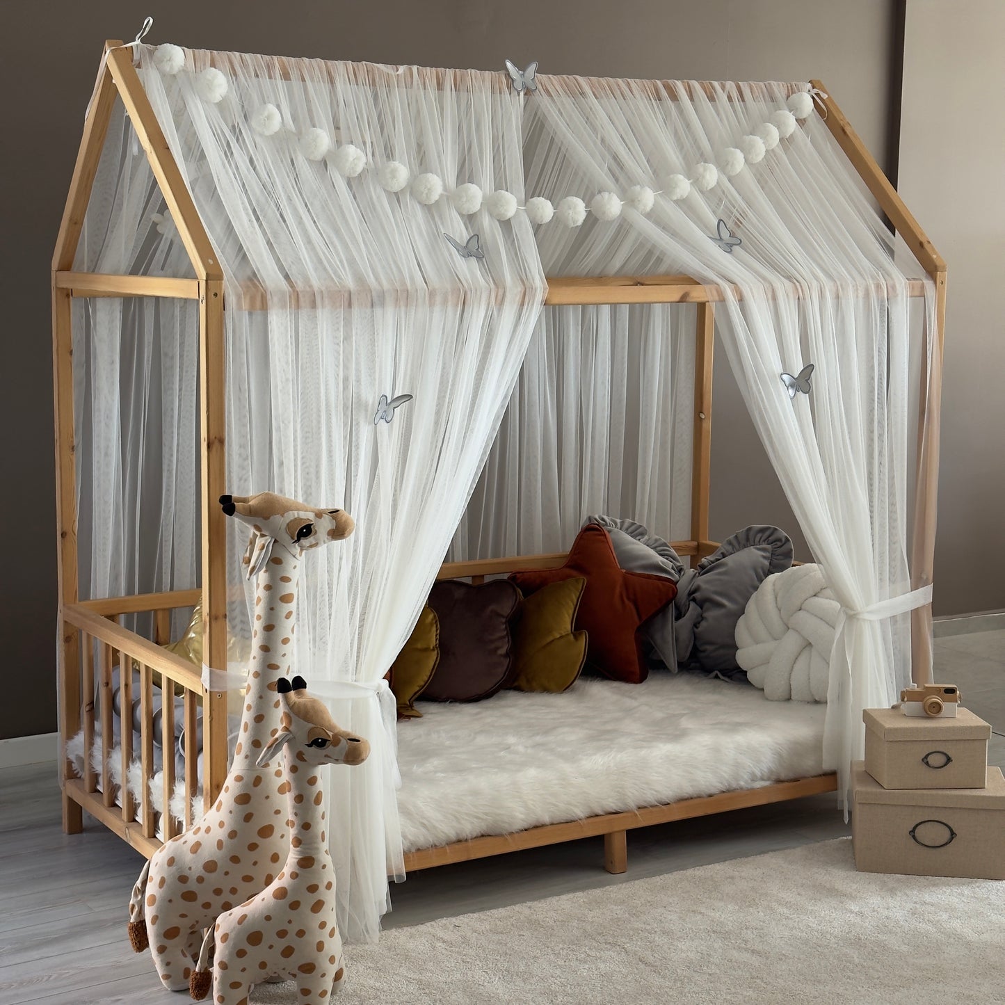 Beyaz Montessori Cibinlik - Standart