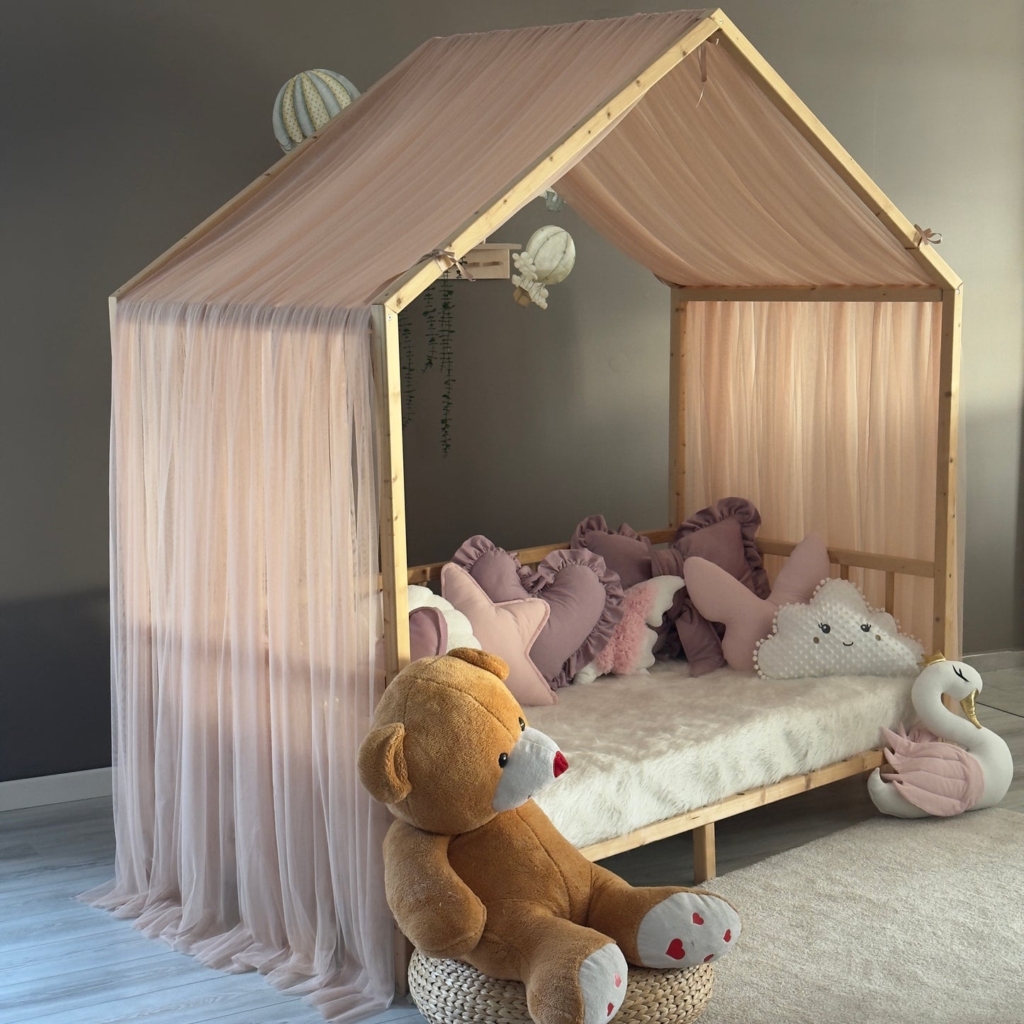 Açık Pudra Montessori Cibinlik - A Tipi