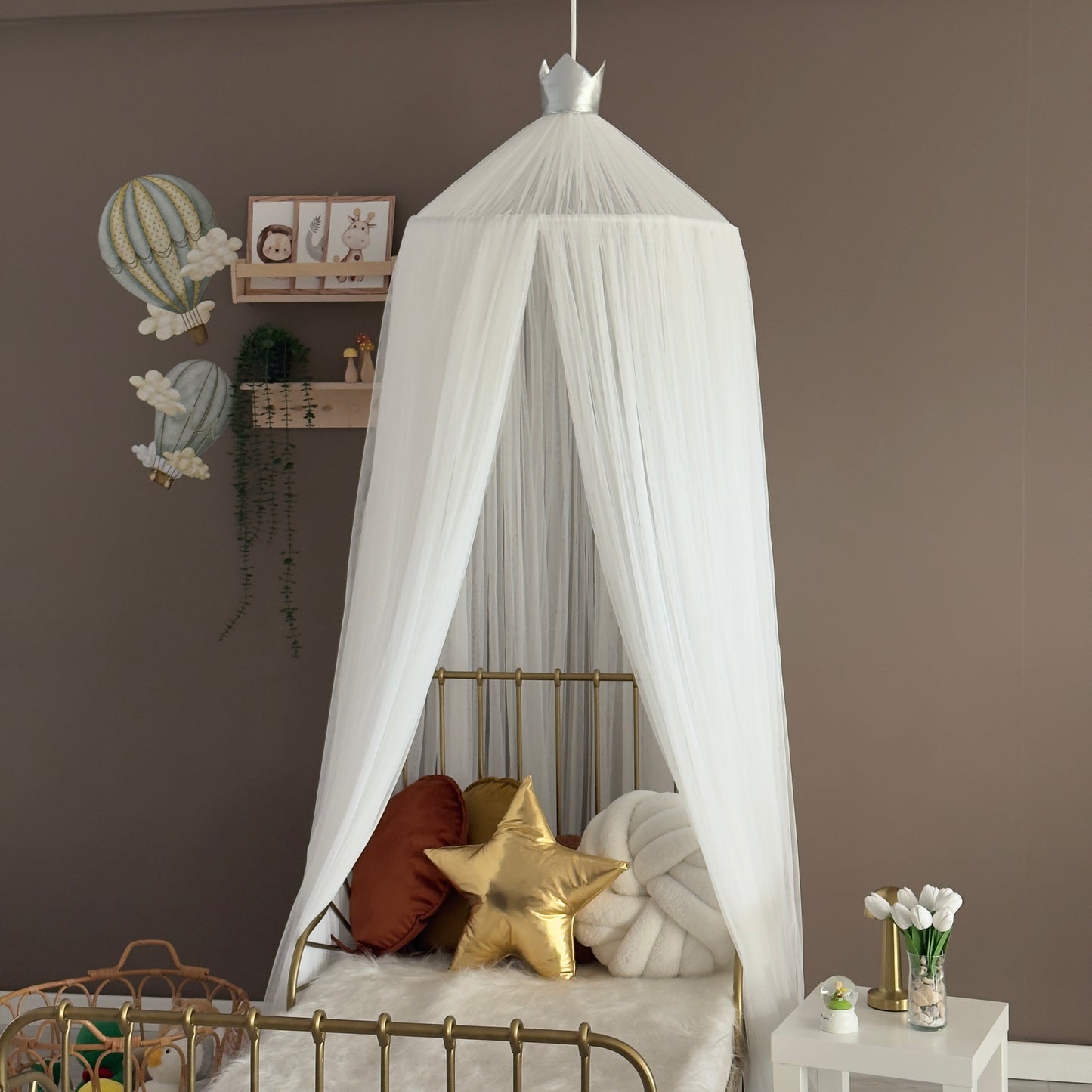 Premium Beyaz Tül Cibinlik