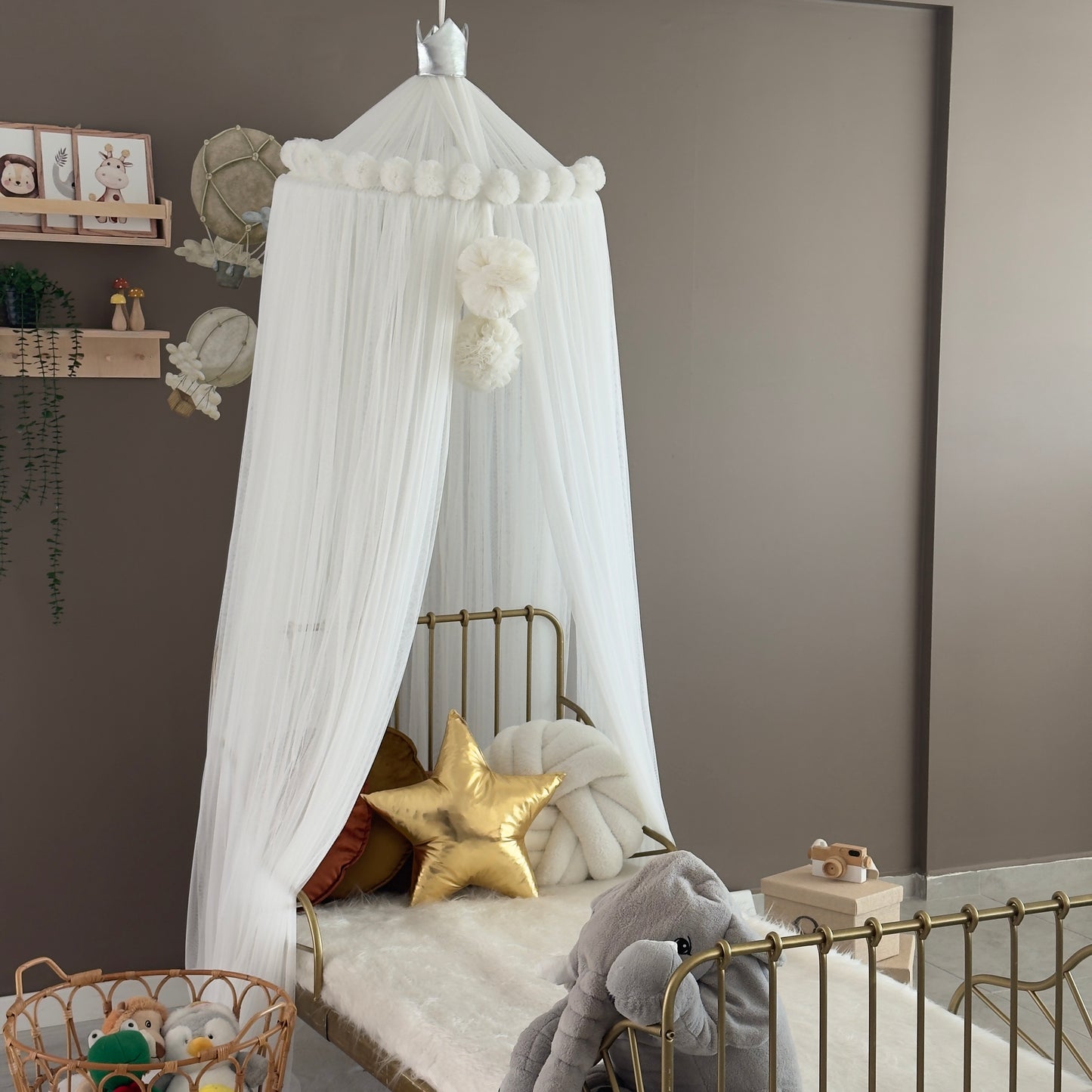 Premium Krem Tül Cibinlik