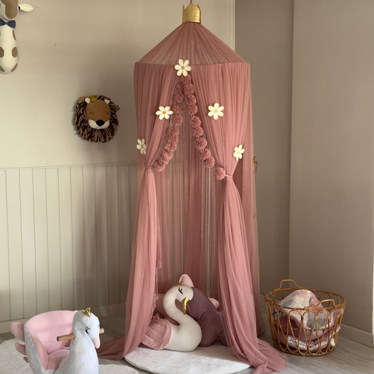 Premium Gül Kurusu Tül Cibinlik