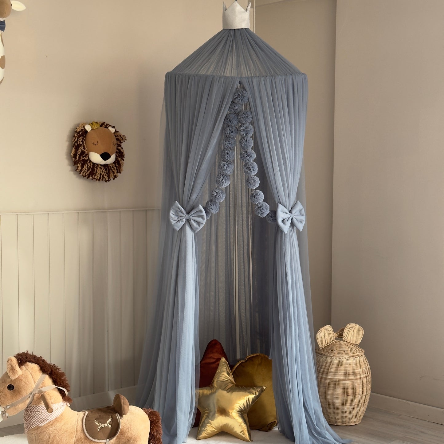 Premium İndigo Tül Cibinlik