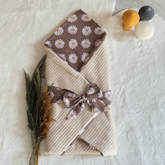 Kundak Battaniye - Papatya Desenli