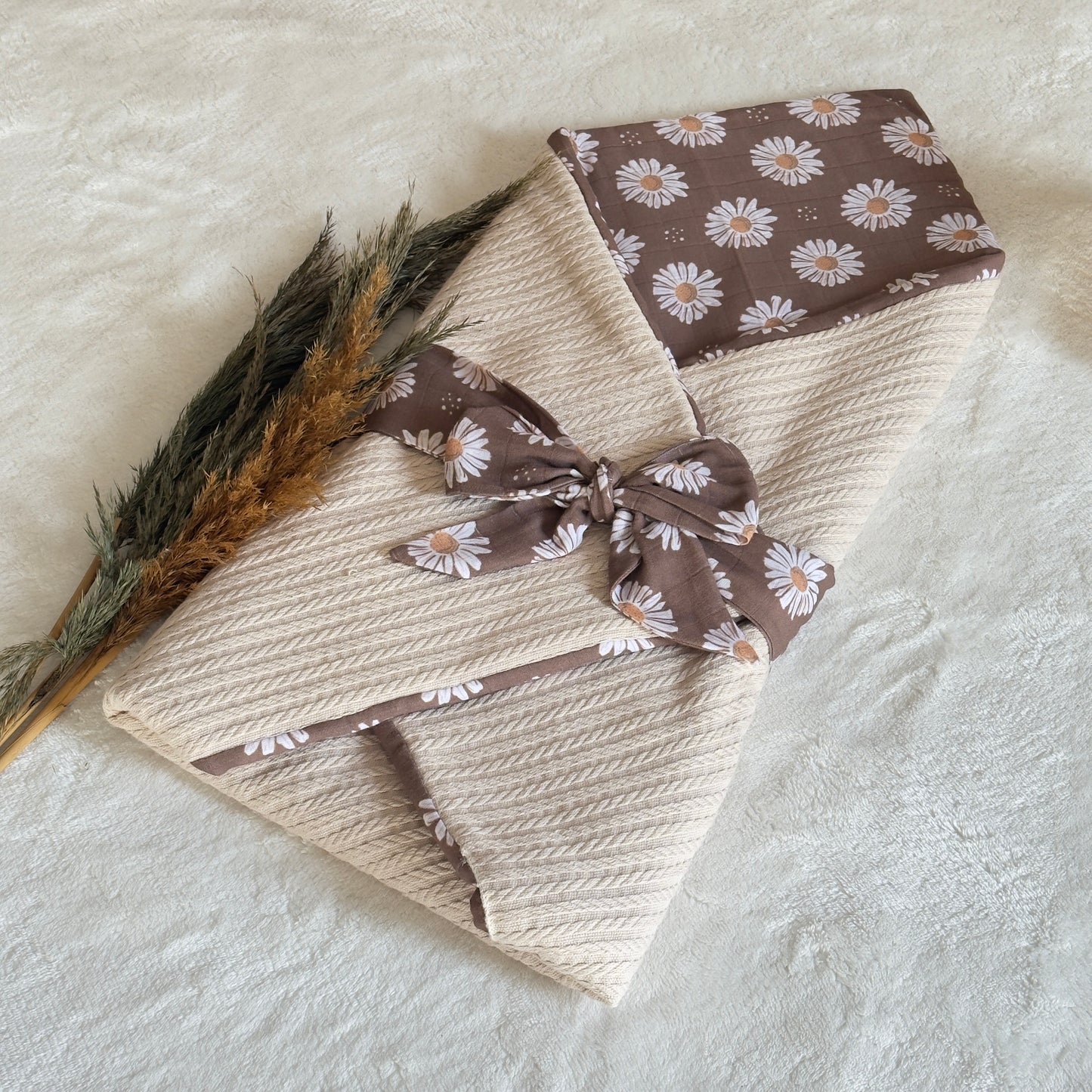 Kundak Battaniye - Papatya Desenli