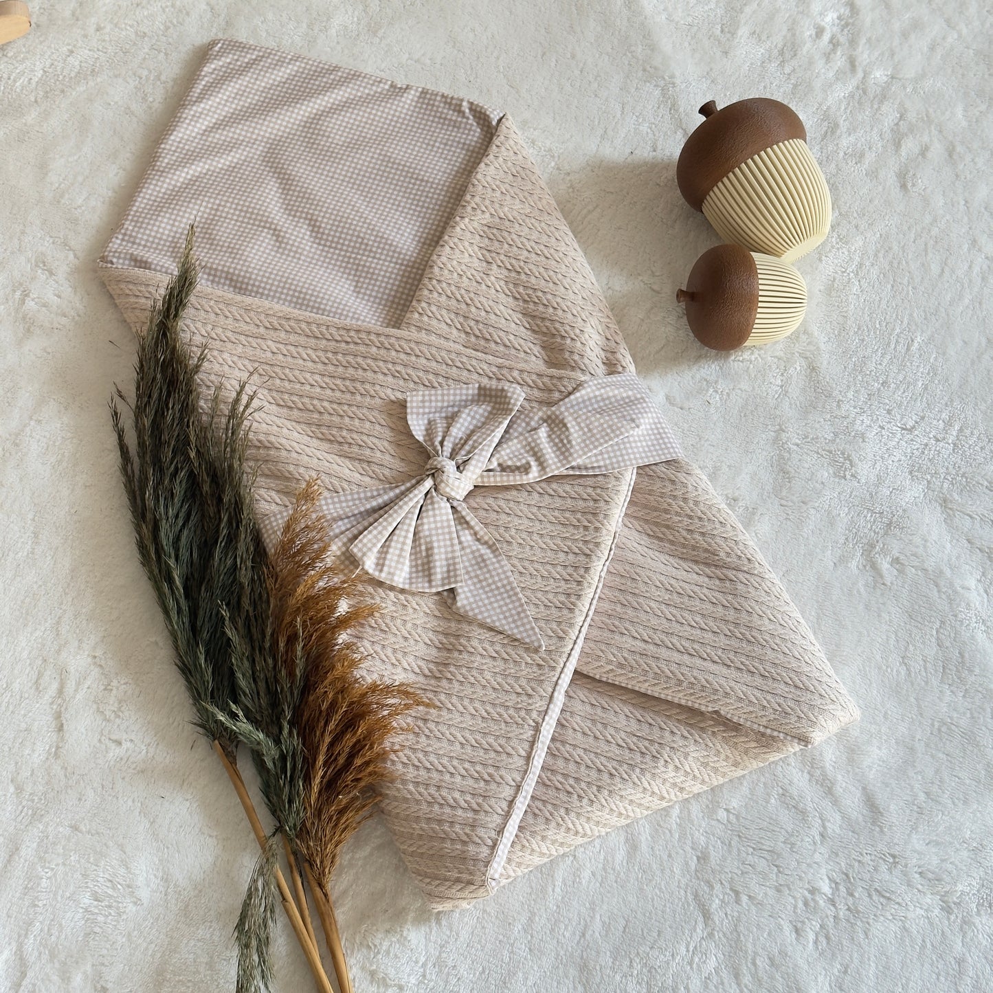 Kundak Battaniye - Ekose Desenli