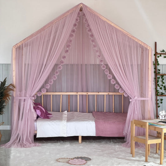 Pastel Pembe Premium Montessori Cibinlik - A Tipi