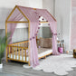 Pastel Pembe Montessori Cibinlik