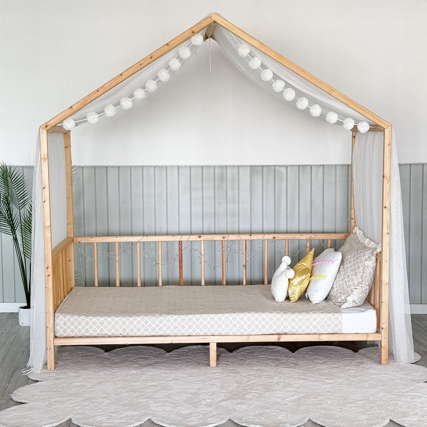 Beyaz Montessori Cibinlik - A Tipi
