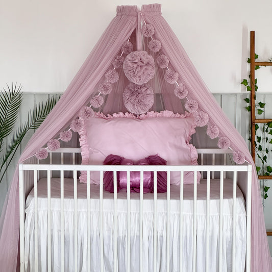 Pastel Pembe Beşik Cibinliği