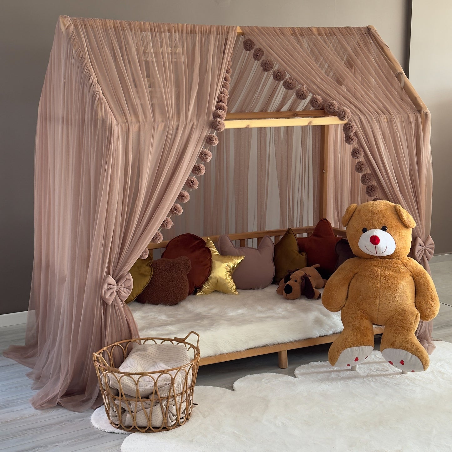 Kahverengi Montessori Cibinlik - Premium Standart