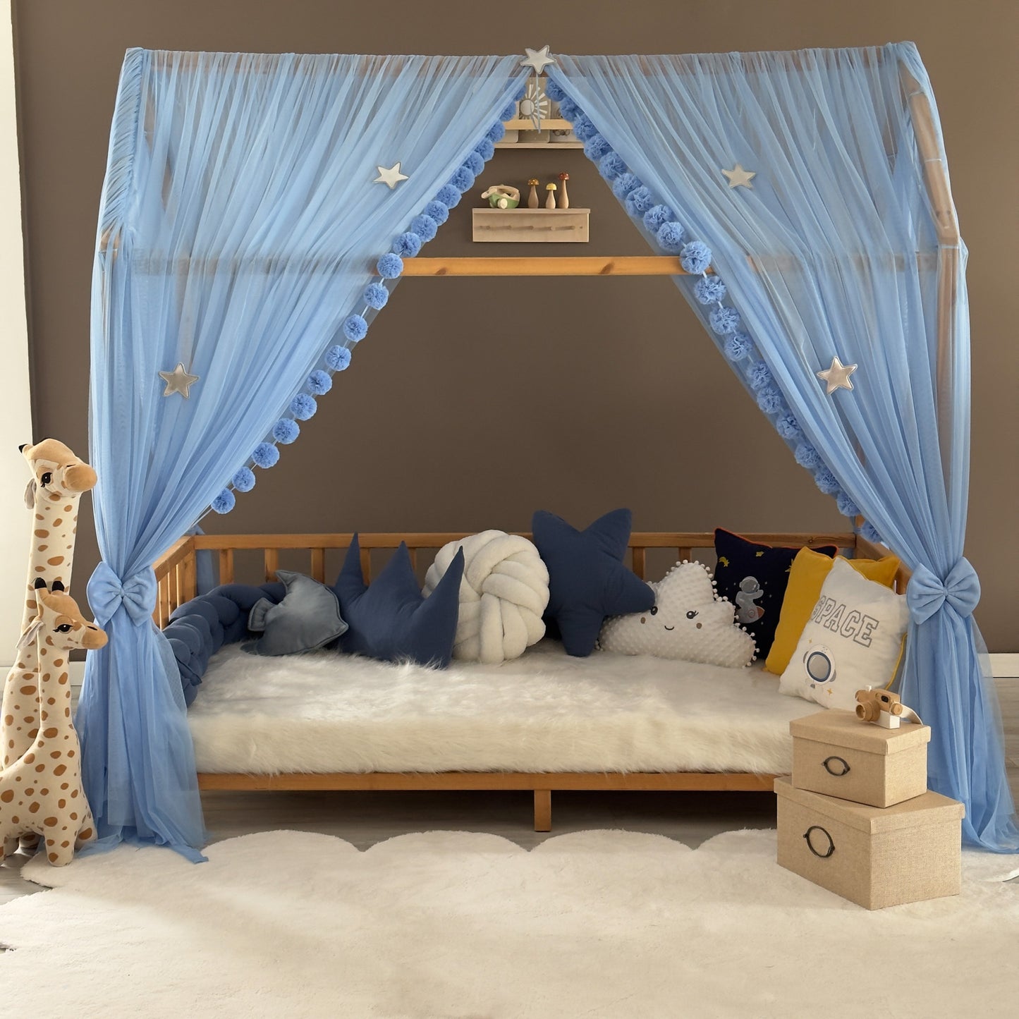 Bebe Mavisi Montessori Cibinlik - Premium Standart