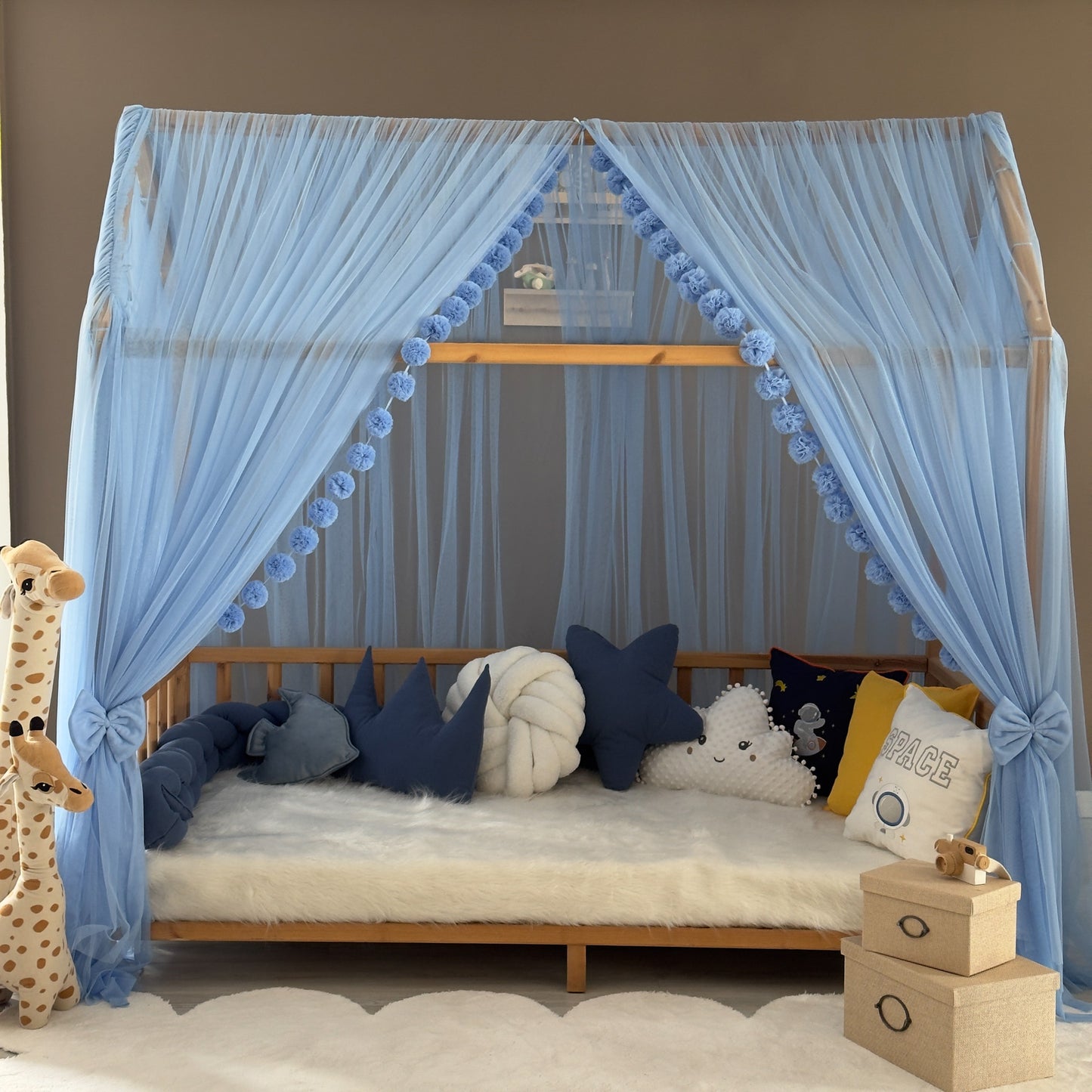 Bebe Mavisi Montessori Cibinlik - Premium Standart