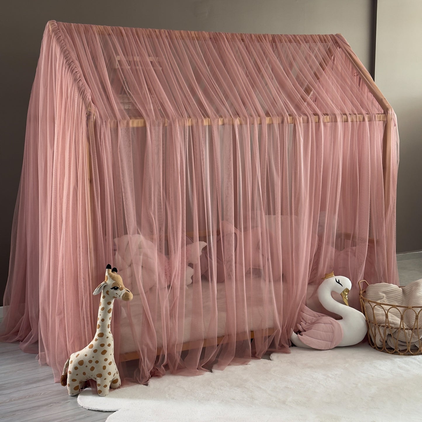 Gül Kurusu Montessori Cibinlik - Premium Standart