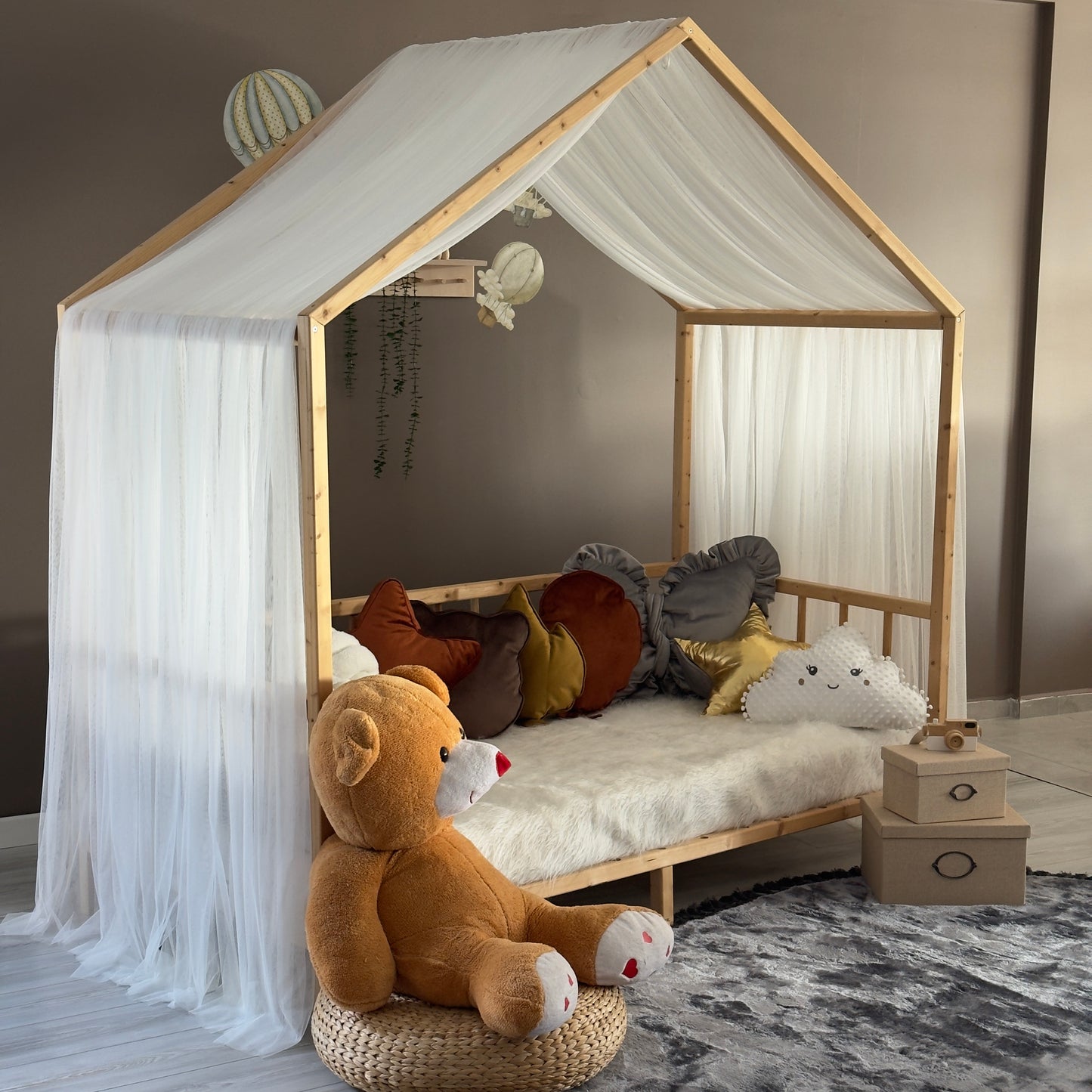 Beyaz Montessori Cibinlik - A Tipi