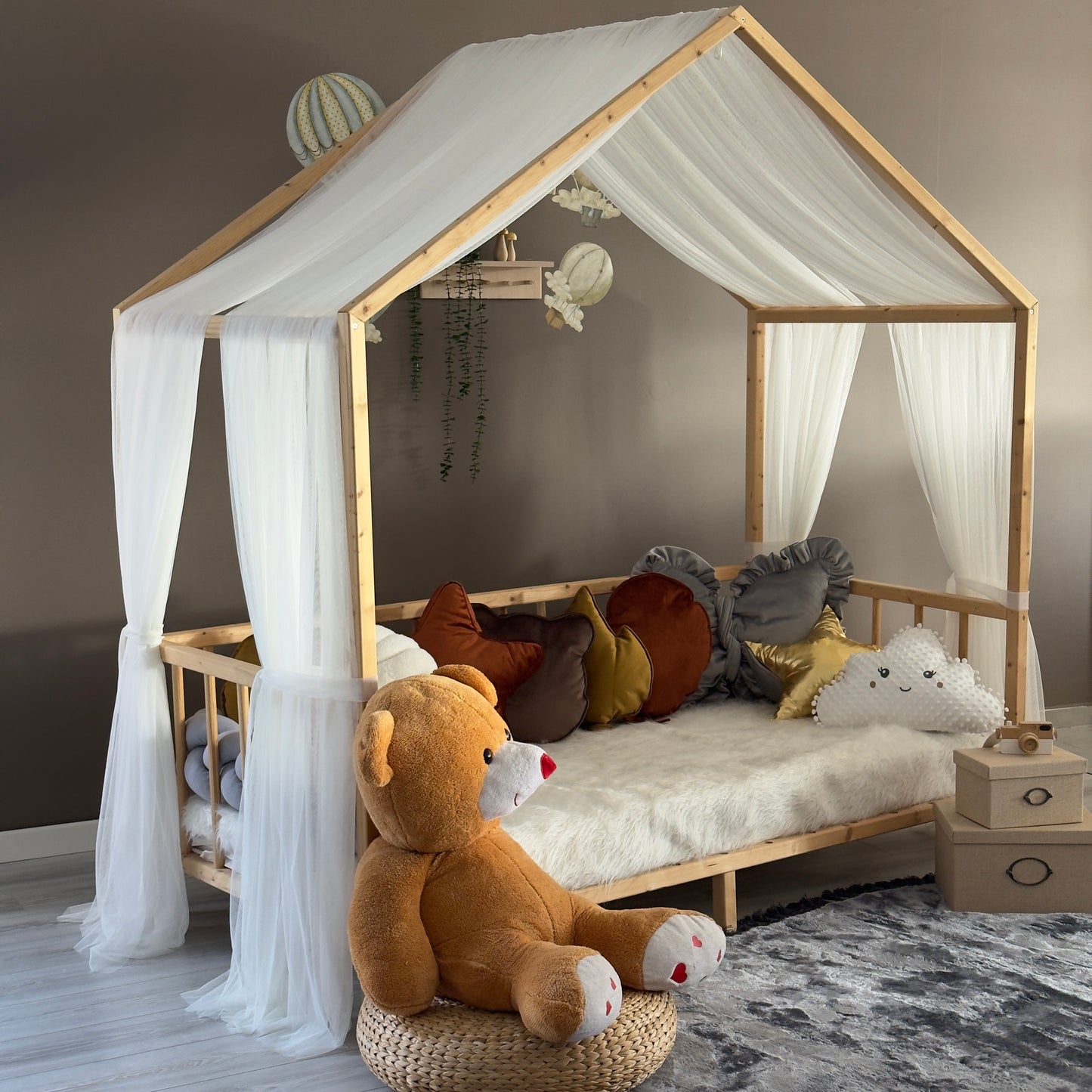 Beyaz Montessori Cibinlik - A Tipi