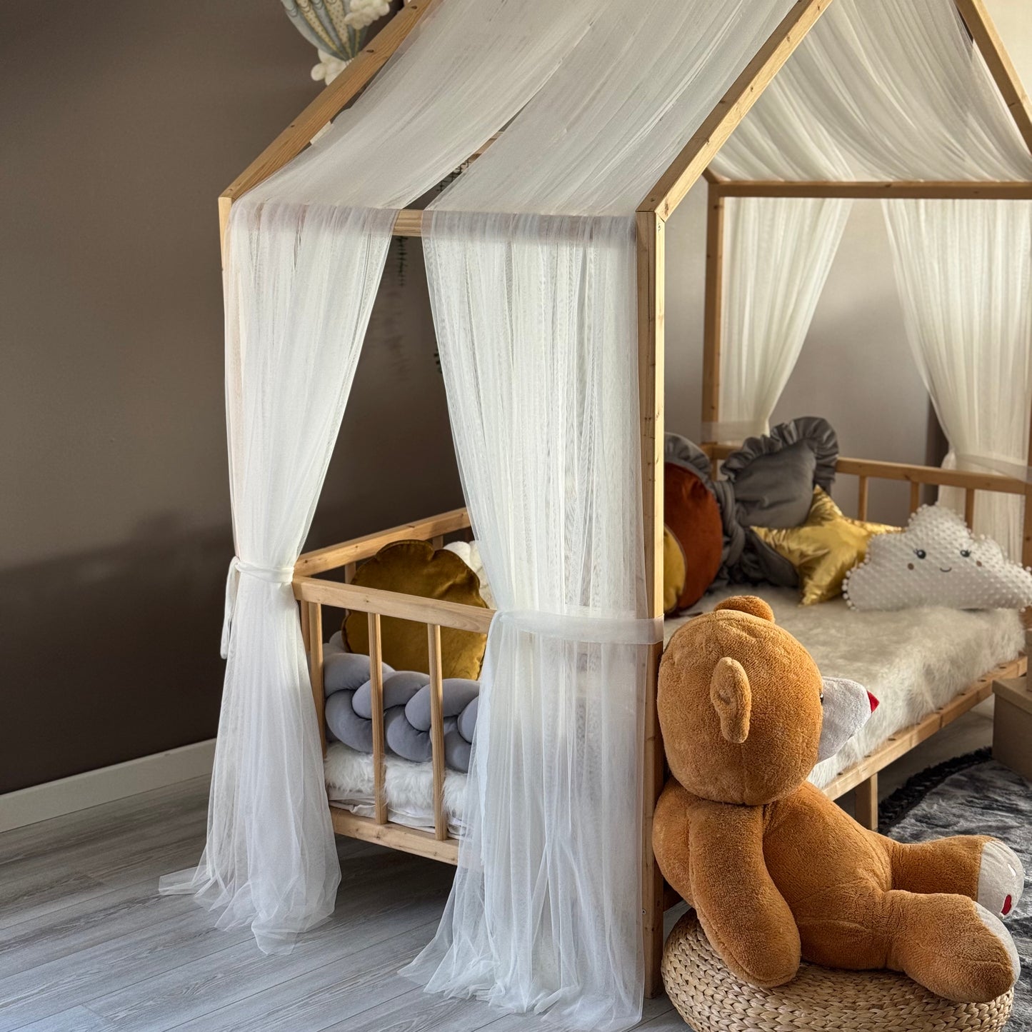 Beyaz Montessori Cibinlik - A Tipi