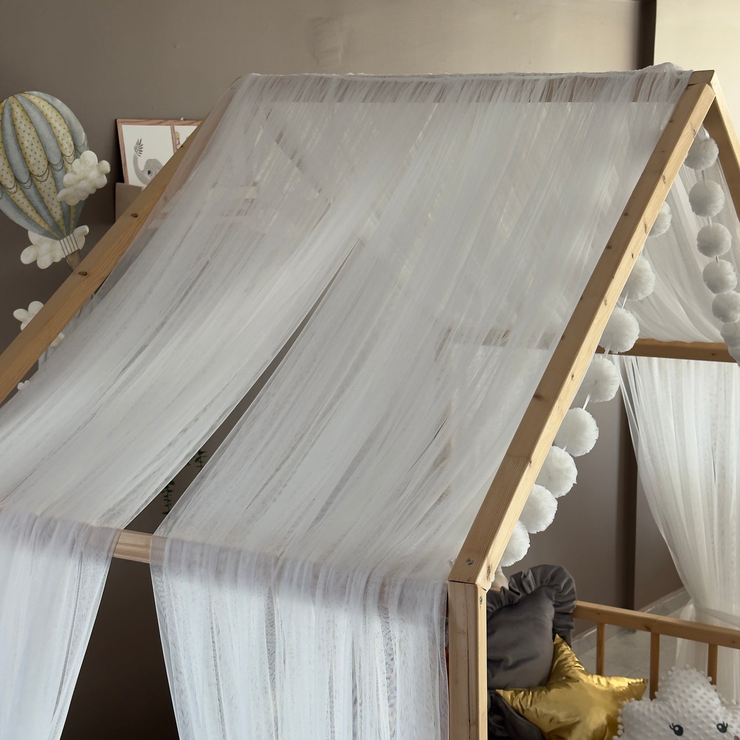 Beyaz Montessori Cibinlik - A Tipi