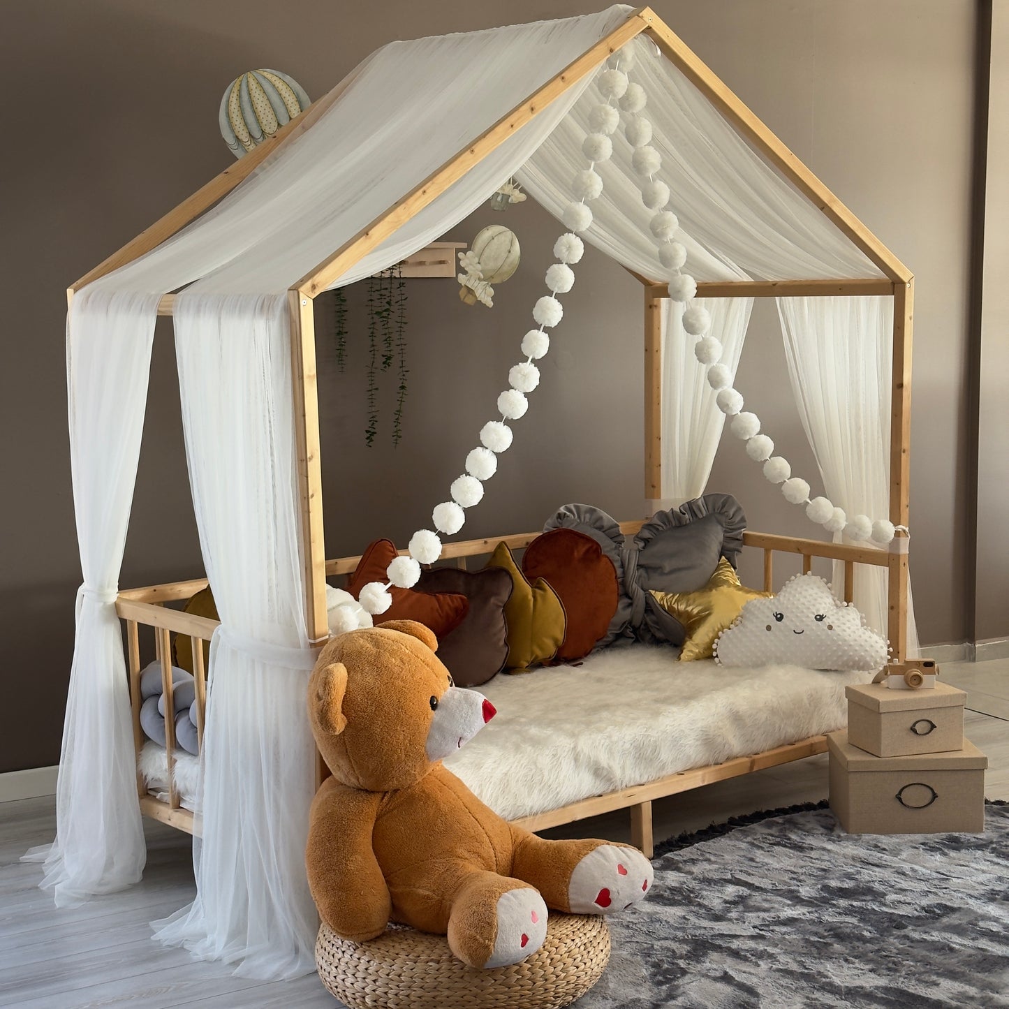 Beyaz Montessori Cibinlik - A Tipi