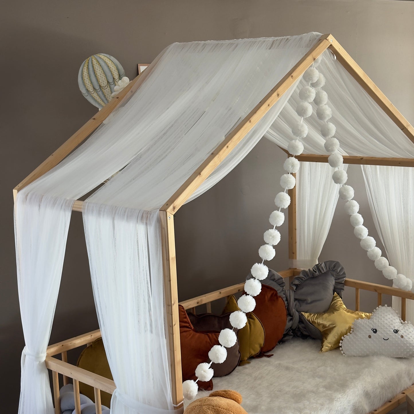 Beyaz Montessori Cibinlik - A Tipi