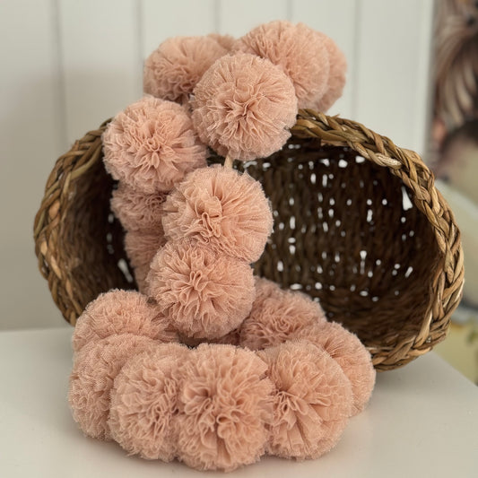 Mini Ponpon - Açık Pudra