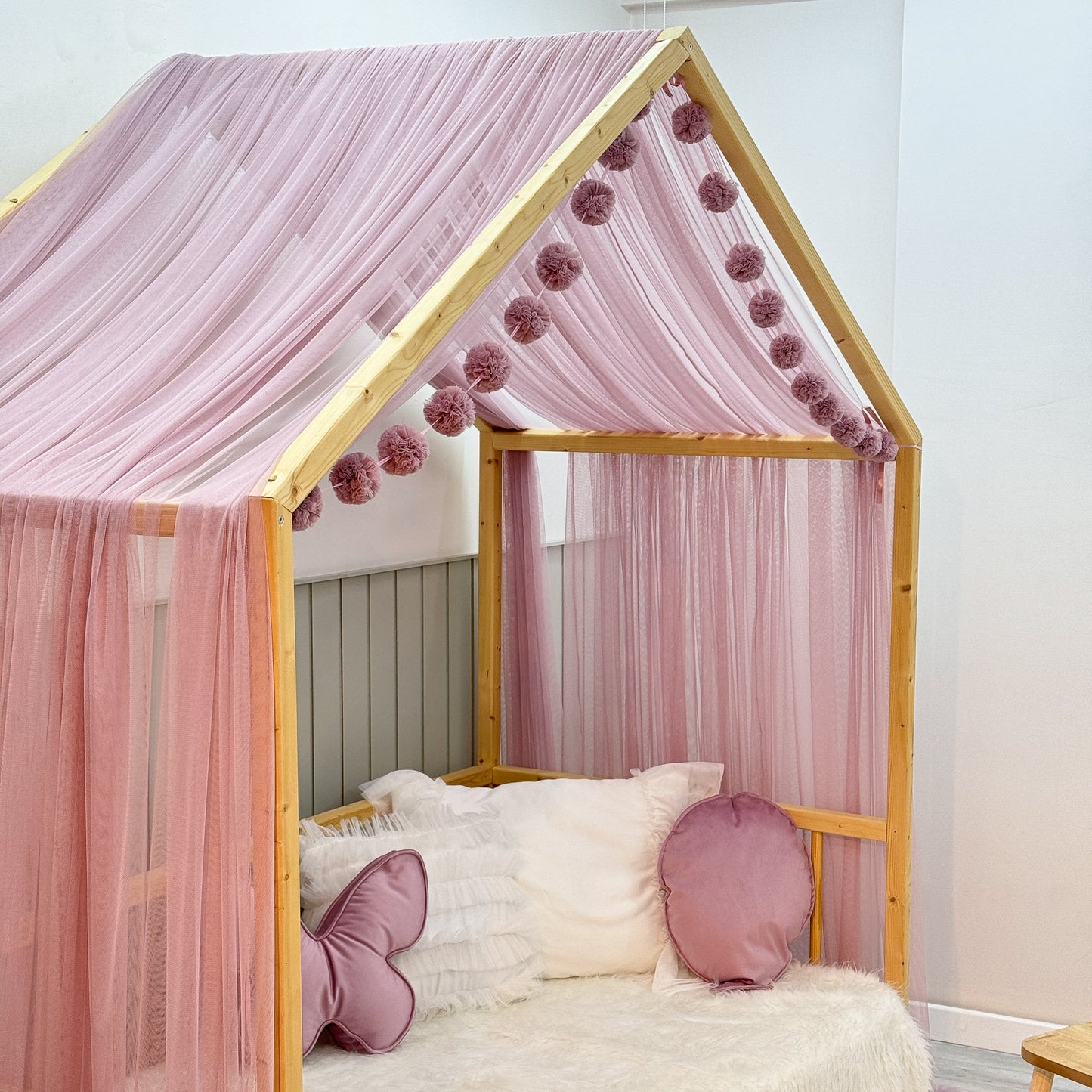 Pastel Pembe Montessori Cibinlik - A Tipi