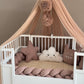 Personalized Crib Bumper Set  - Kahverengi